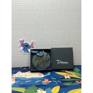 Daum Cherub Angel Cupidon Cupid 1999 Pate De Verre Christmas Ornament With Box